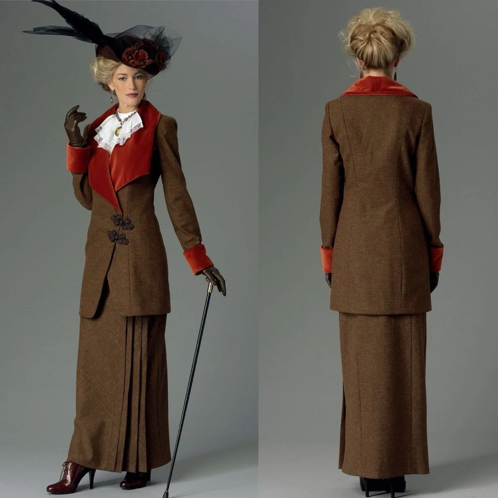 NEW‎ Butterick Sewing Pattern B6108 Retro 1912 Womens Suit Sz 14-22